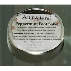 Peppermint Foot Salve (2.5 oz tin)