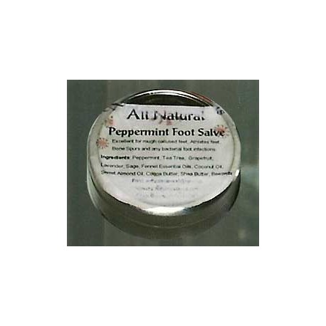 Peppermint Foot Salve (2.5 oz tin)