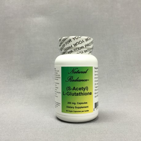 Natural Radiance (S-Acetyl) L-Glutathione 200mg/60 Capsules