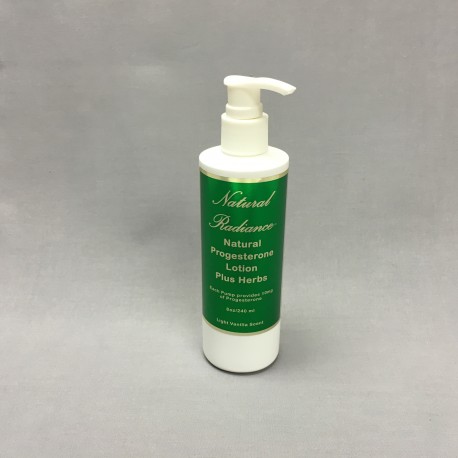 Progesterone Crème + Herbs - scented (8oz pump bottle)